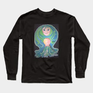 Aquarius Zodiac Sign Long Sleeve T-Shirt